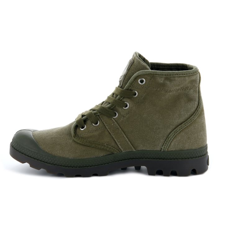 Palladium Pallabrousse Men's Boots Olive | UK N571-WNM